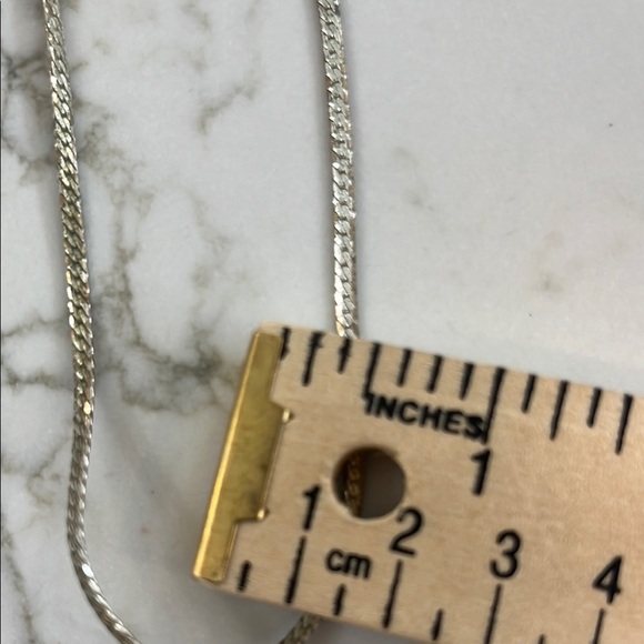 Silver Necklace with Multicolor Beads - Picture 5 of 6